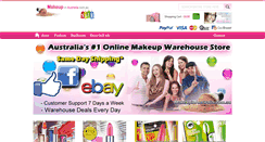 Desktop Screenshot of makeupaustralia.net